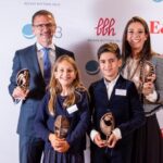 Vier "Energiemanager des Jahres": Gunar Hering mit Familie Quelle: E&M / Angela Regenbrecht